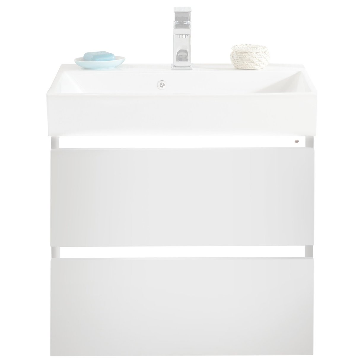 Jura 600mm Draw LED Cabinet White