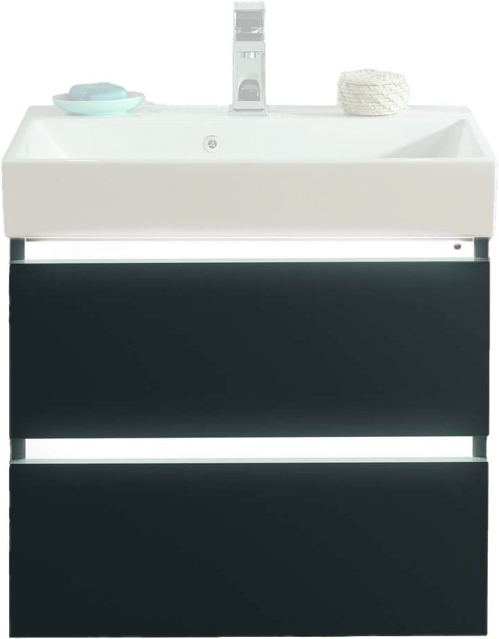 Jura 600mm Draw LED Cabinet Anthracite
