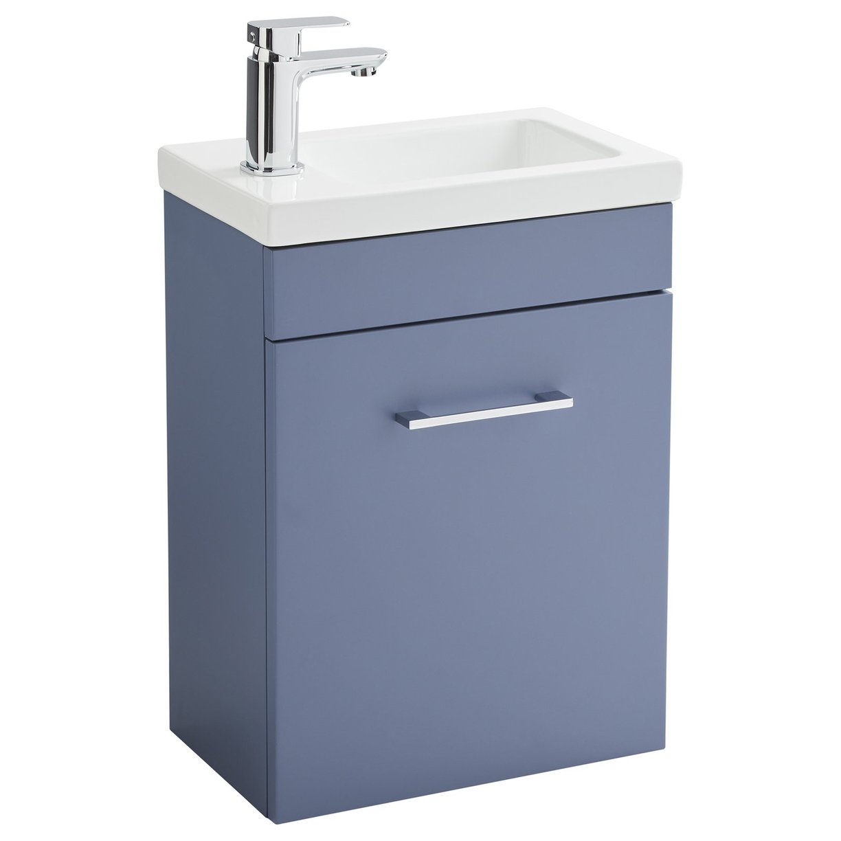 Lomond 400 Wall Hung Slim 1-Door Vanity Unit with Armastone Basin