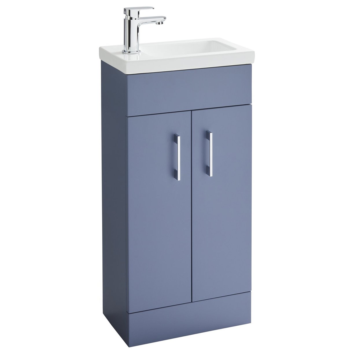 Lomond 400 Floor Standing Slim 1-Door Vanity Unit with Armastone Basin