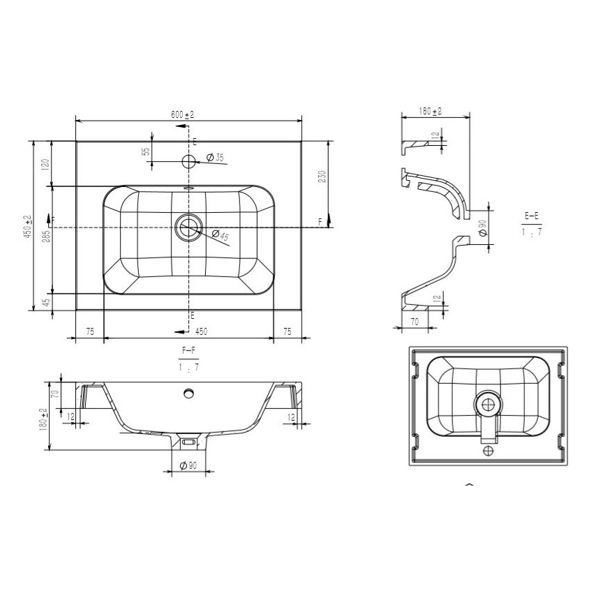 Lomond 600mm Resin Bowl