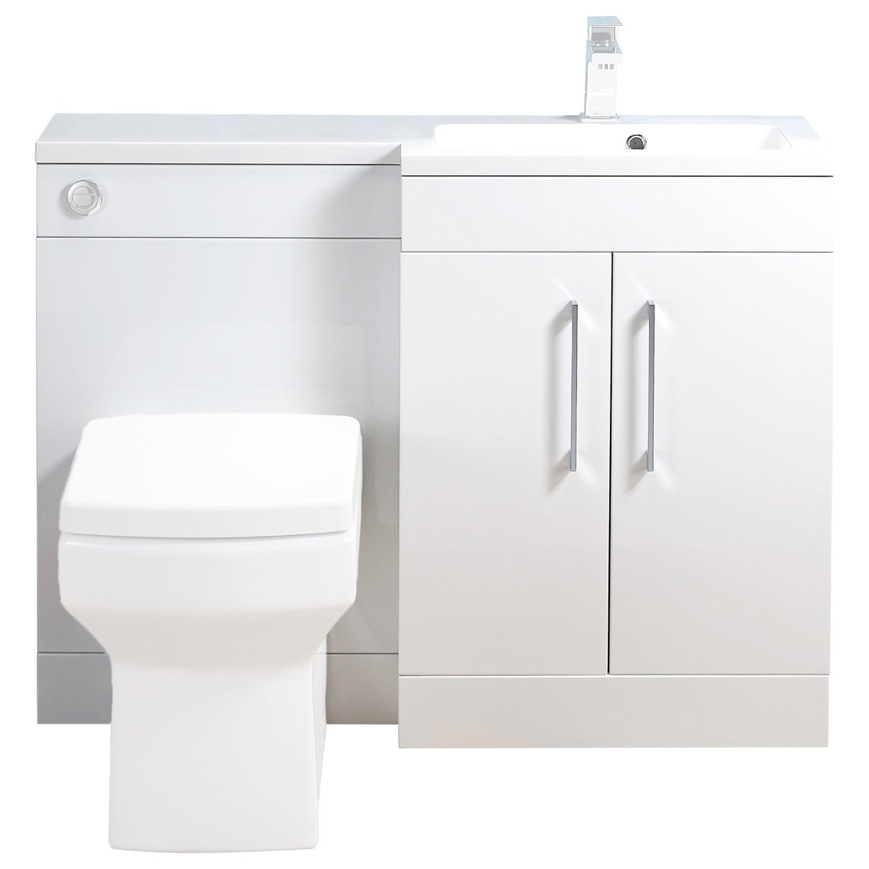 Lomond 1100 L-Shape Slim Combination Unit (Right Hand Basin Option)