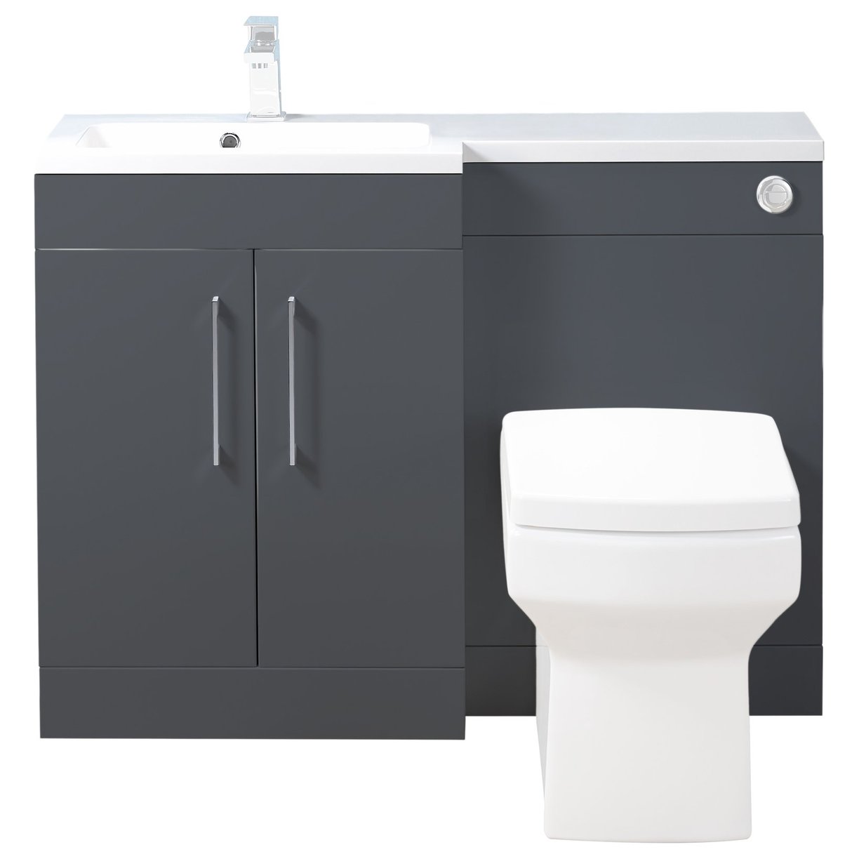 Lomond 1000 L-Shape Slim Combination Unit (Left Hand Basin Option)