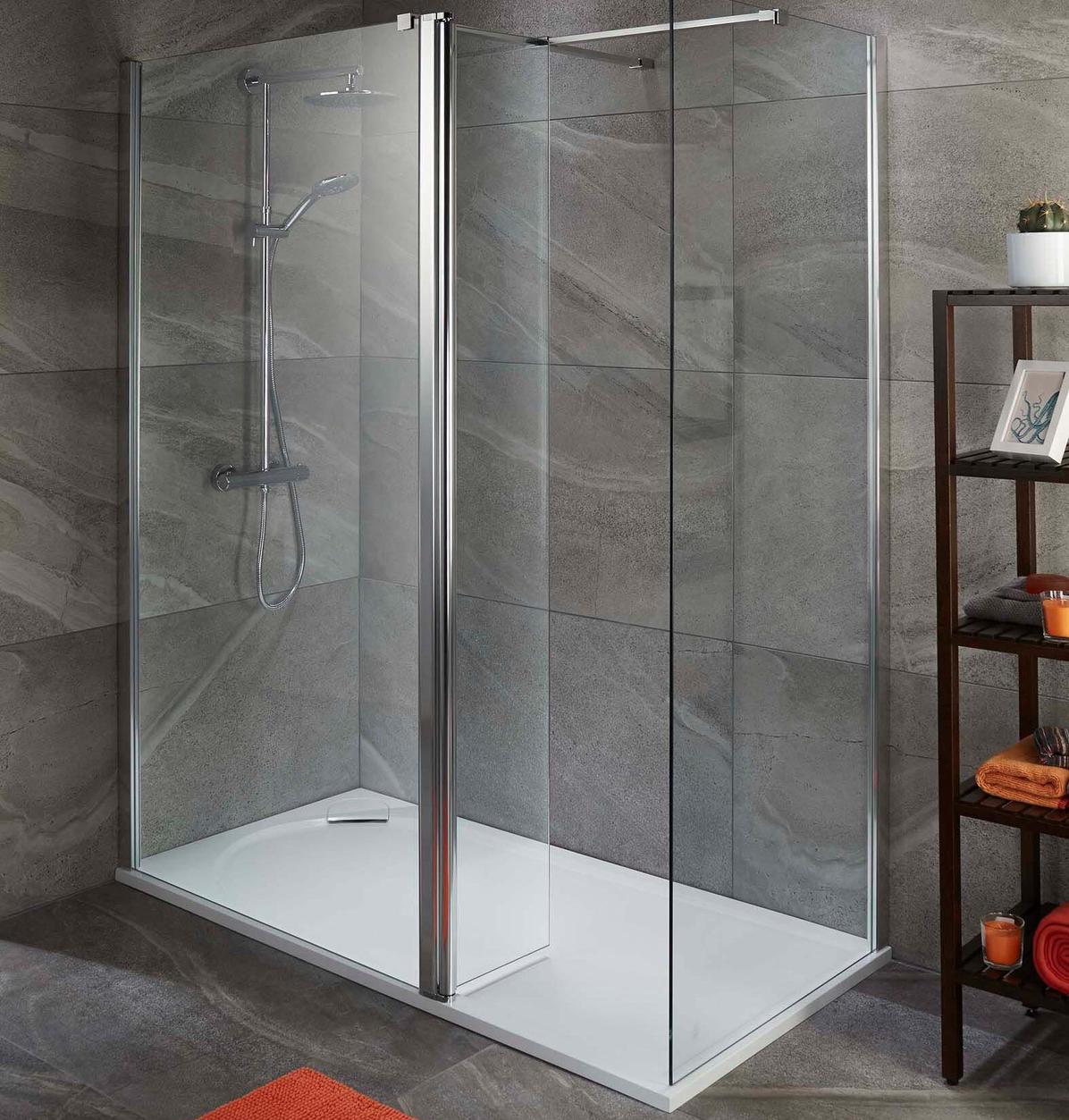 Talla 700mm x 1900mm Wetroom Panel 8mm