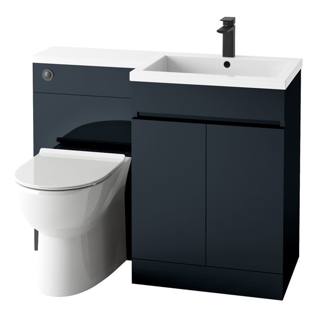 Empire 1100 L-Shape Combination Unit (Right Hand Basin Option)