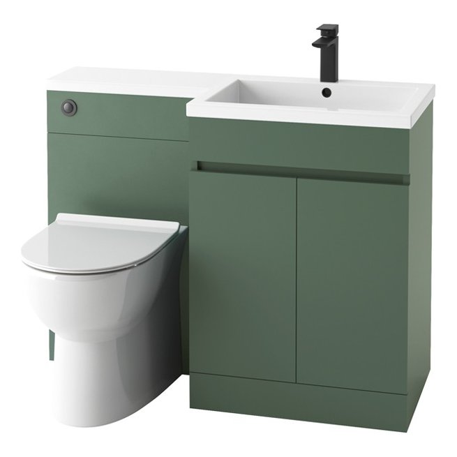 Empire 1100 L-Shape Combination Unit (Right Hand Basin Option)