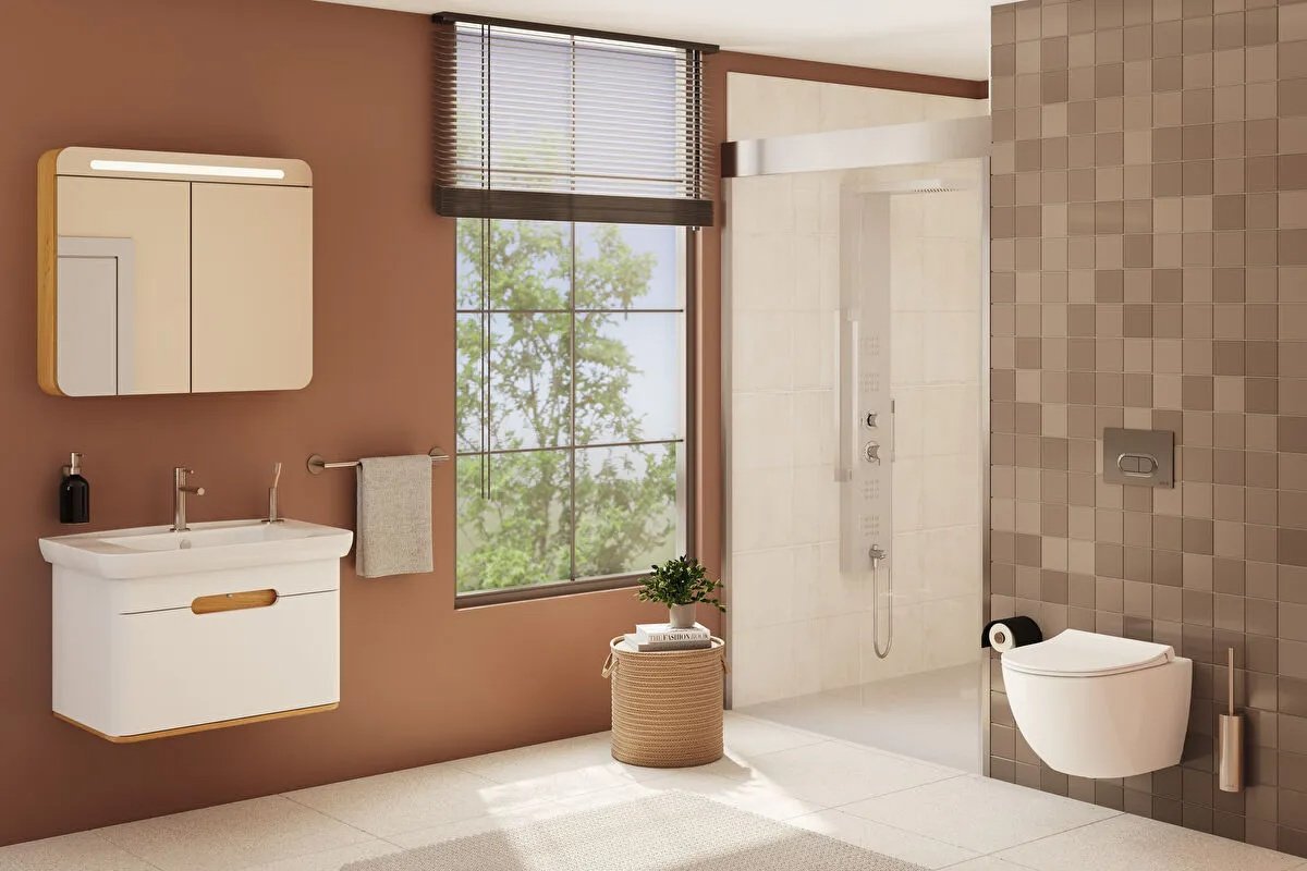 Sento Washbasin Unit, 80 cm, With 1 Drawer, Without Legs