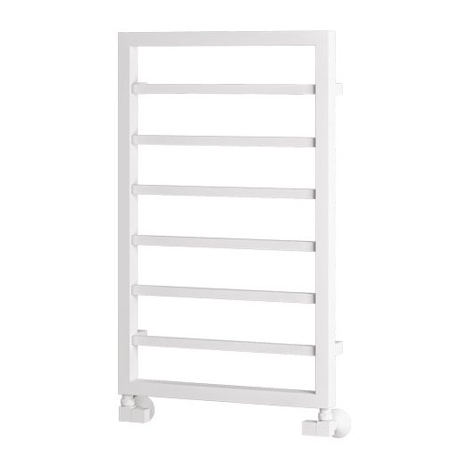 Ryton 800 x 500mm. Towel Rail Matt White