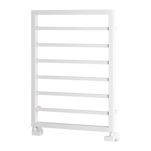 Ryton 800 x 600mm. Towel Rail Matt White