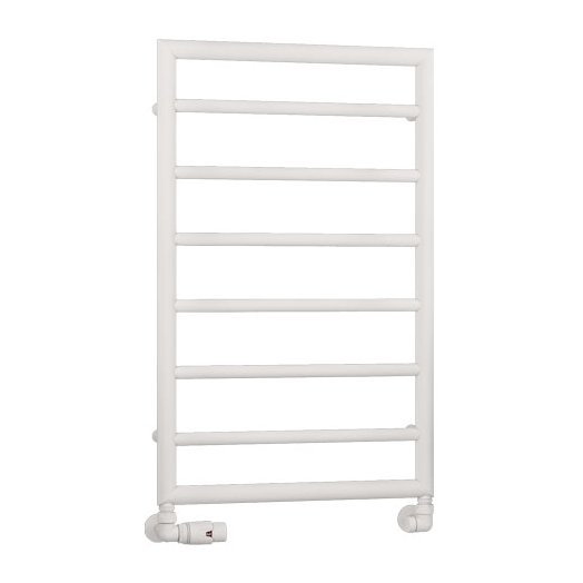 Kenilworth 800 x 500mm. Towel Rail Matt White