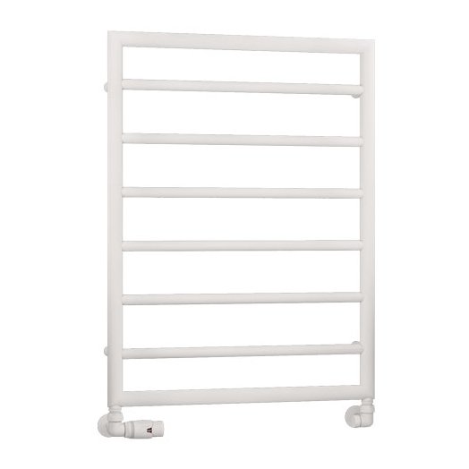 Kenilworth 800 x 600mm. Towel Rail Matt White