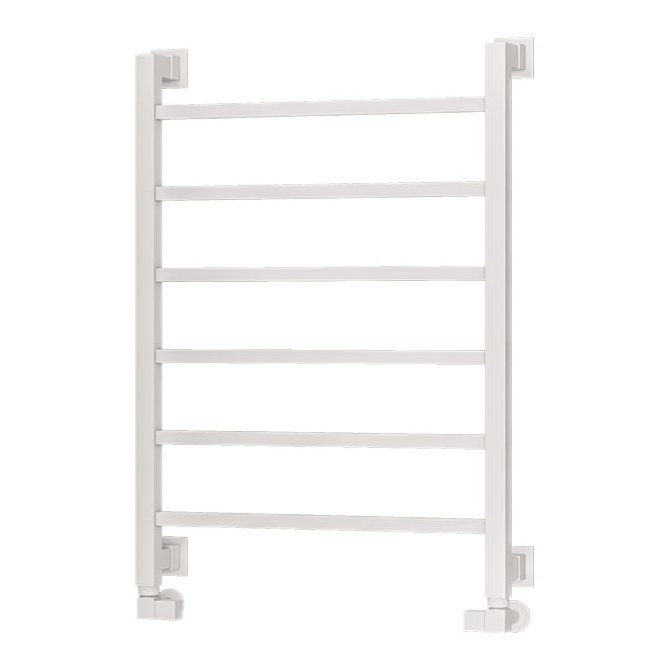 Loxley 800 x 600mm. Towel Rail Matt White