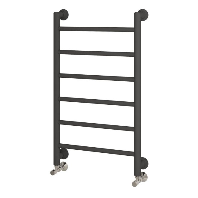 Eshton 800 x 500mm. Towel Rail Matt Anthracite