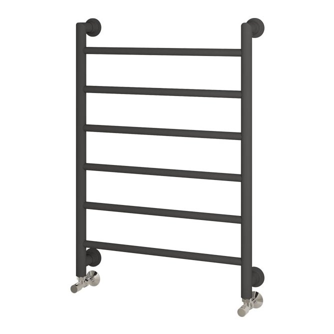 Eshton 800 x 600mm. Towel Rail Matt Anthracite