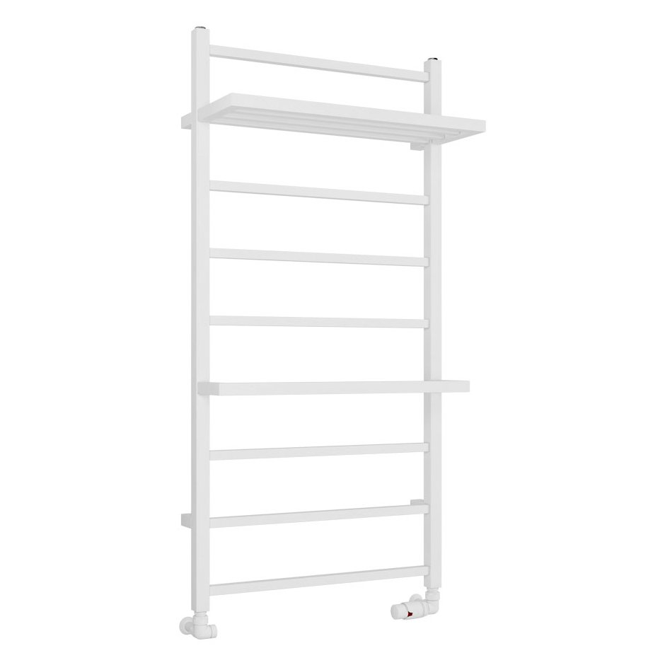 Launton Designer Towel Rail 1200x600mm Matt White