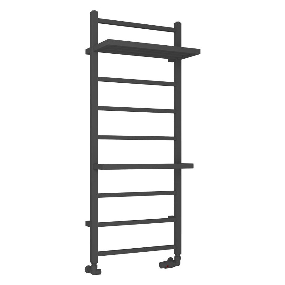 Launton Designer Towel Rail 1200x500mm Matt Anthracite