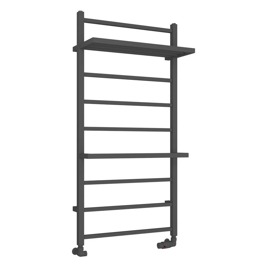 Launton Designer Towel Rail 1200x600mm Matt Anthracite