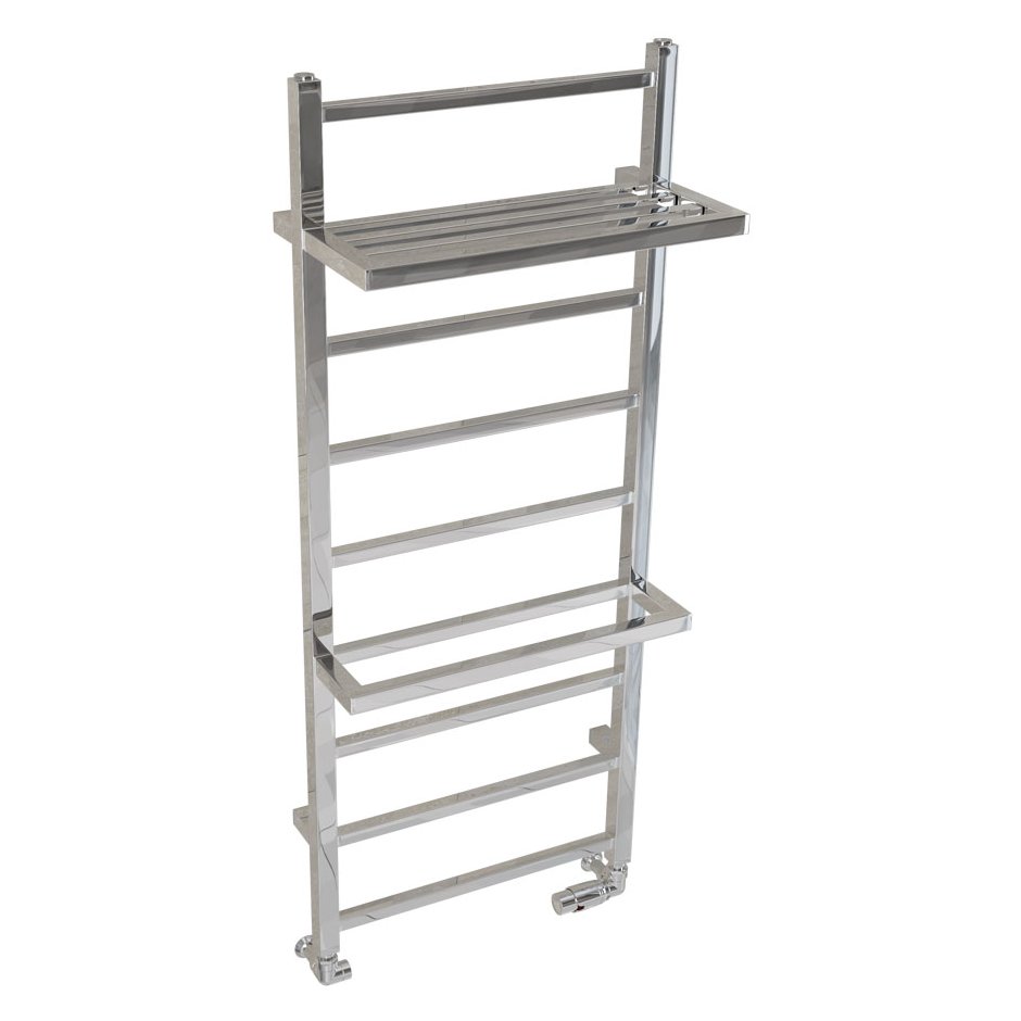 Launton Designer Towel Rail 1200x500mm Chrome