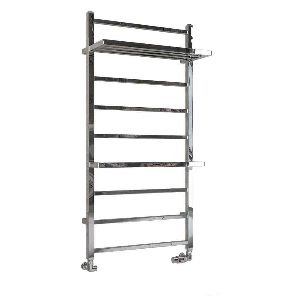 Launton Designer Towel Rail 1200x600mm Chrome