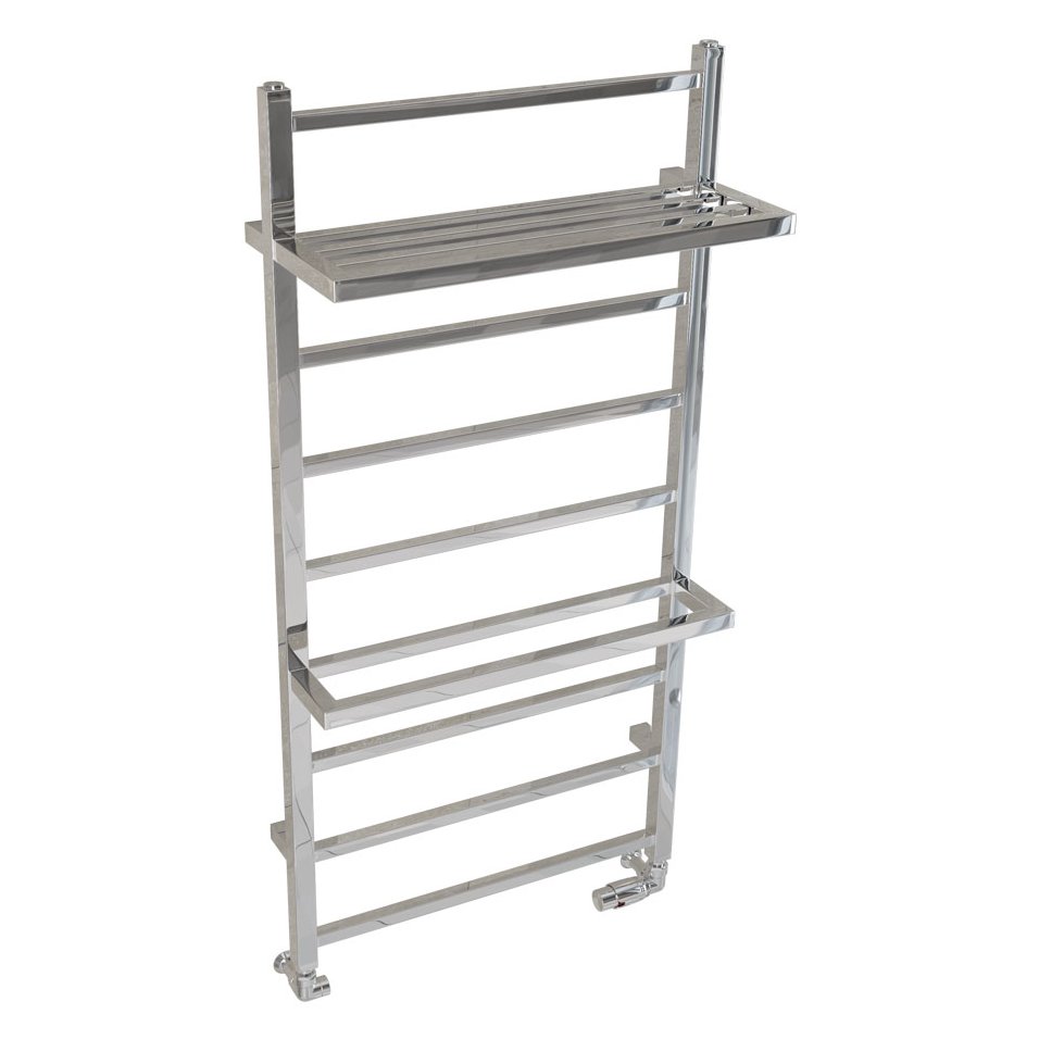 Launton Designer Towel Rail 1200x600mm Chrome