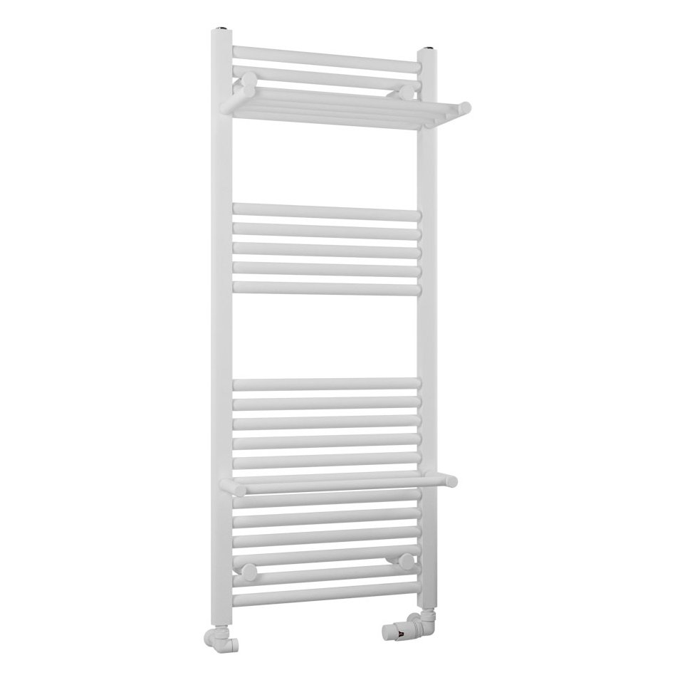 Haddenham Designer Towel Rail 1200x500mm Matt White