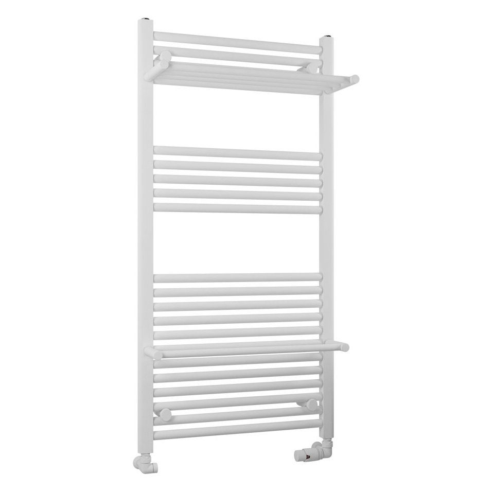 Haddenham Designer Towel Rail 1200x600mm Matt White