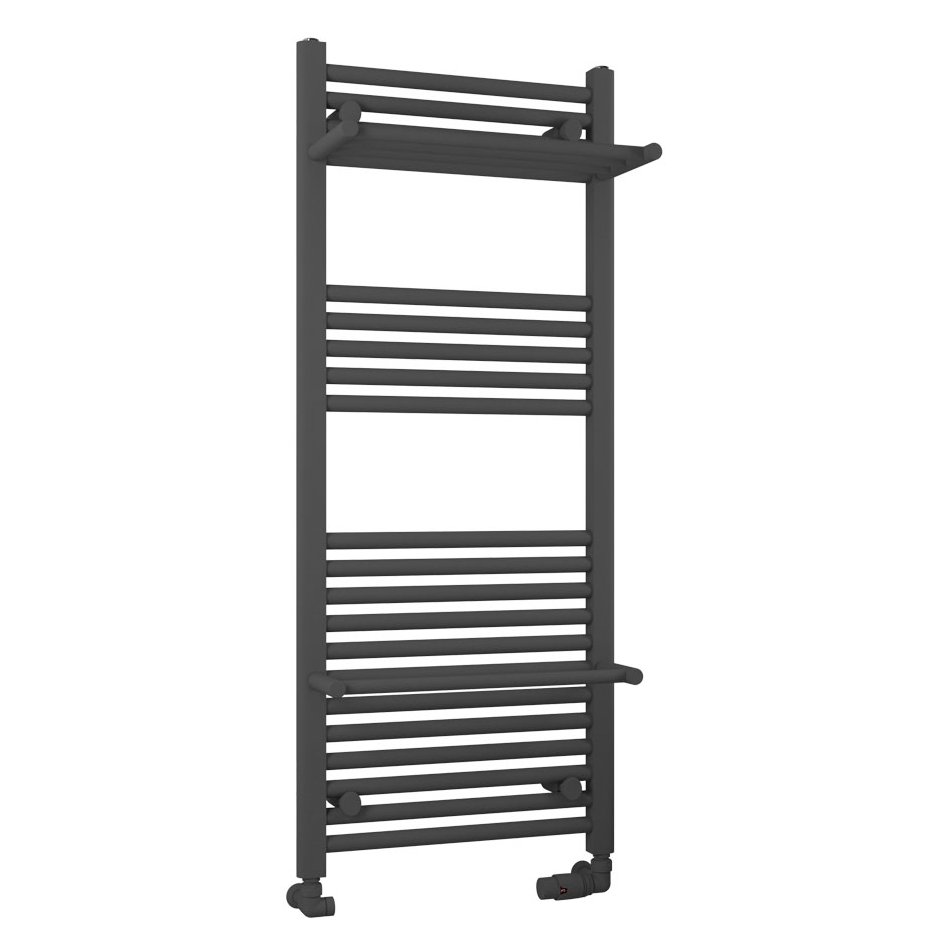 Haddenham Designer Towel Rail 1200x500mm Matt Anthracite
