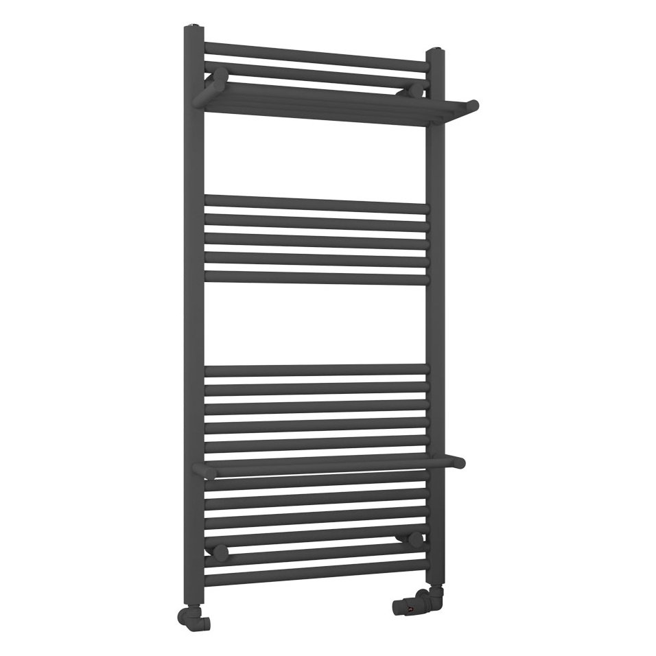 Haddenham Designer Towel Rail 1200x600mm Matt Anthracite