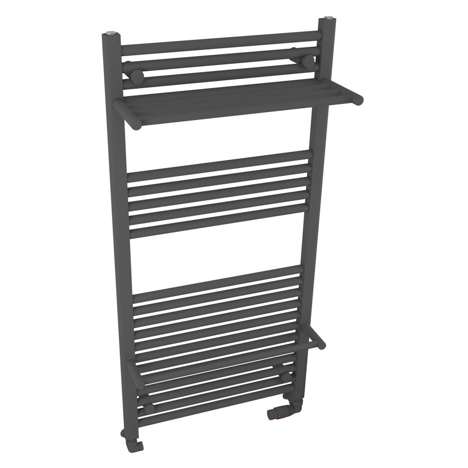Haddenham Designer Towel Rail 1200x600mm Matt Anthracite