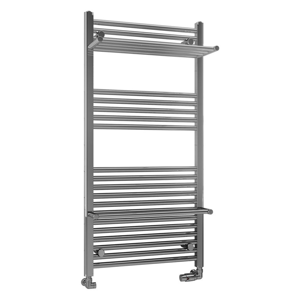 Haddenham Designer Towel Rail 1200x600mm Chrome