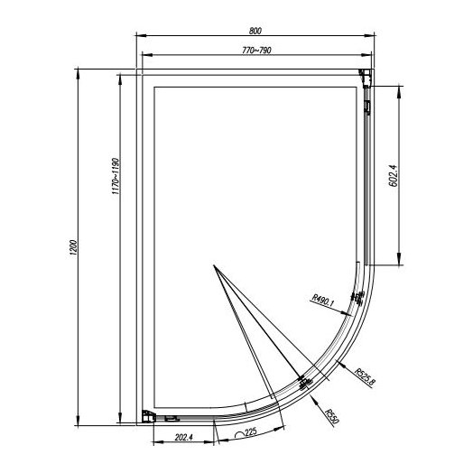 [PART 2 OF 2] Cara Universal Offset Quadrant Door
