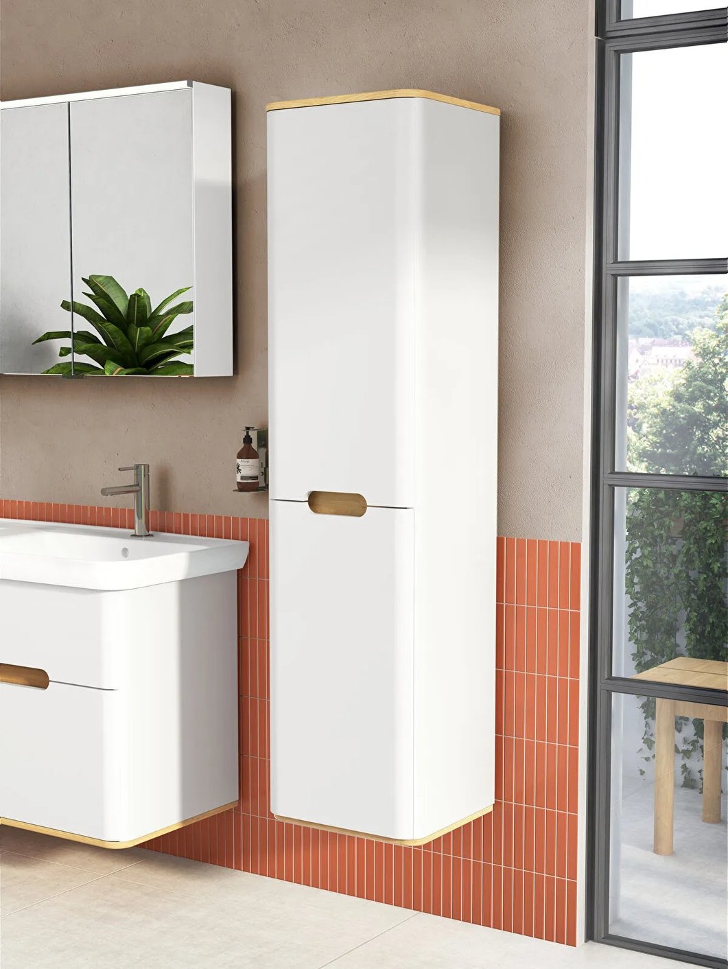 Sento Tall Unit, Without Legs, 40 cm,  Left