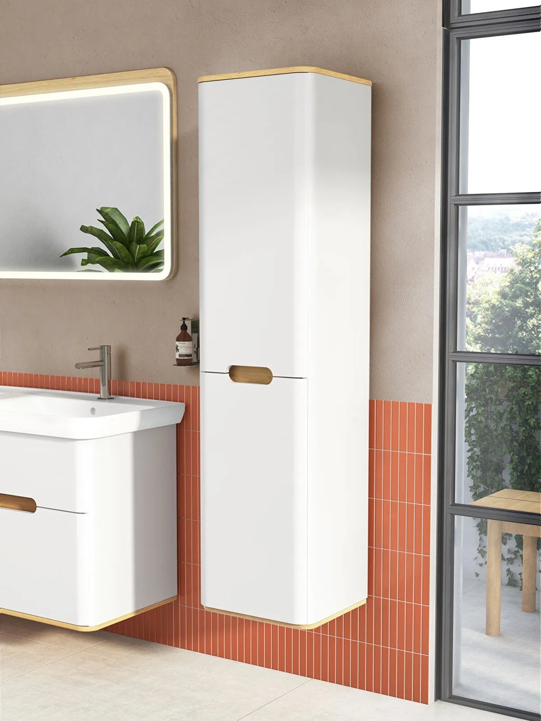 Sento Tall Unit, Without Legs, 40 cm, Right