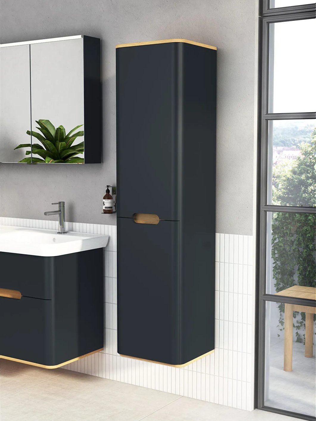 Sento Tall Unit, Without Legs, 40 cm,  Left