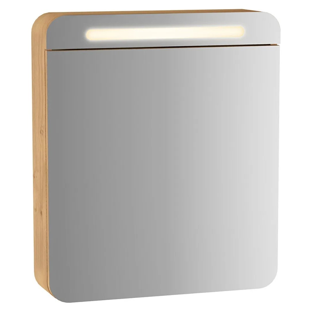 Sento Illuminated Mirror Cabinet, 60 cm, Left