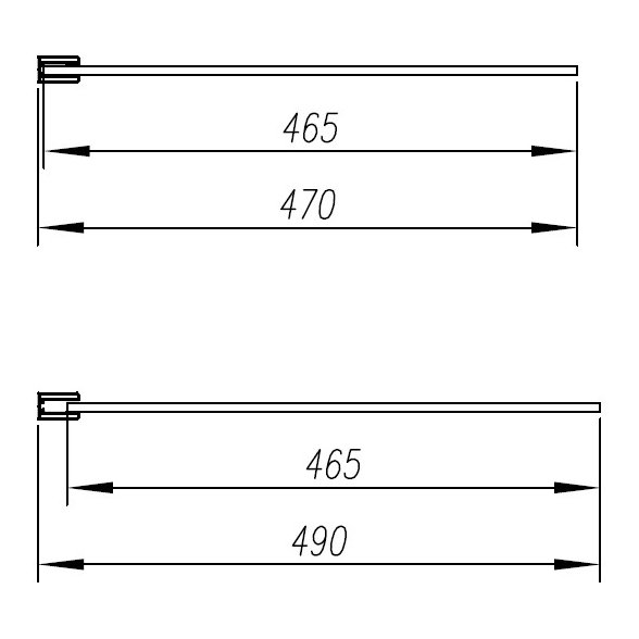 Katrine 500mm Wetroom Panel 1900H