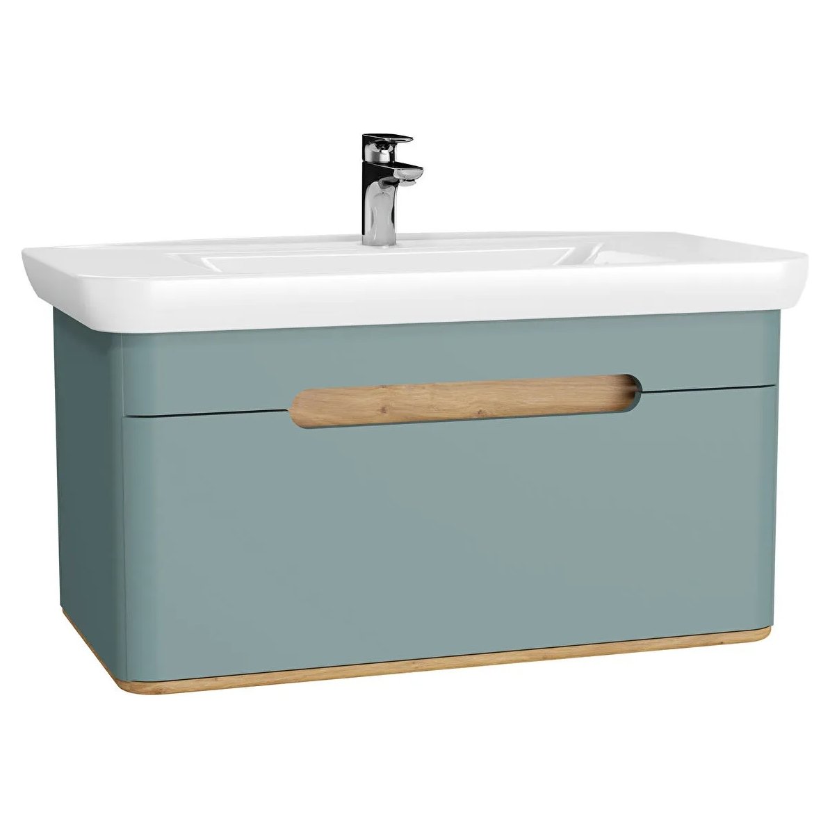 Sento Washbasin Unit, With 1 Drawer, Without Legs, 100 cm