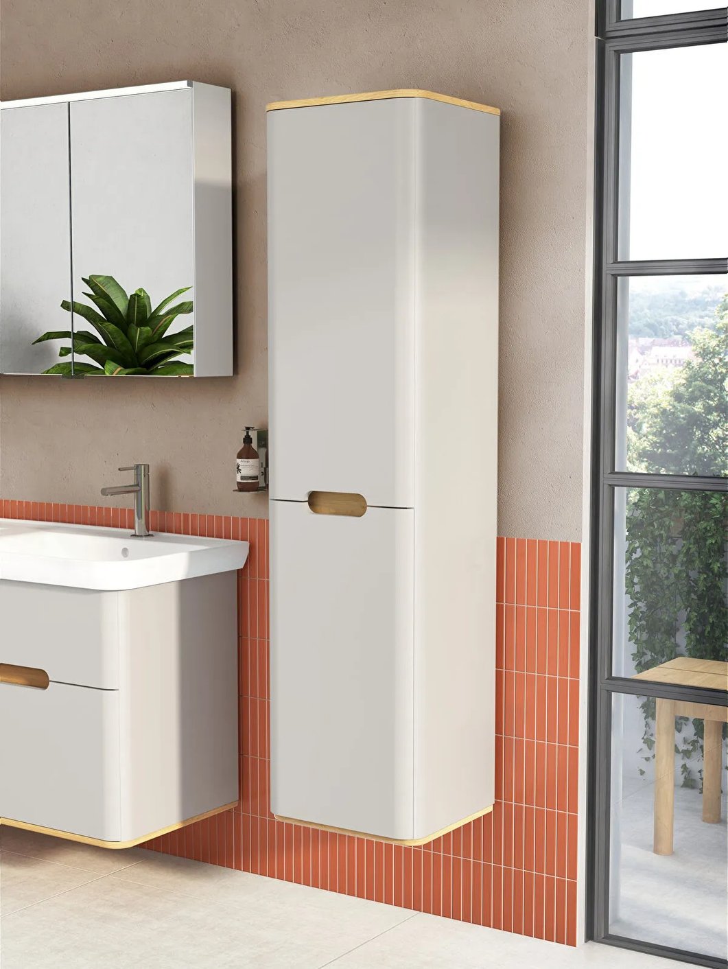 Sento Tall Unit, Without Legs, 40 cm, Right