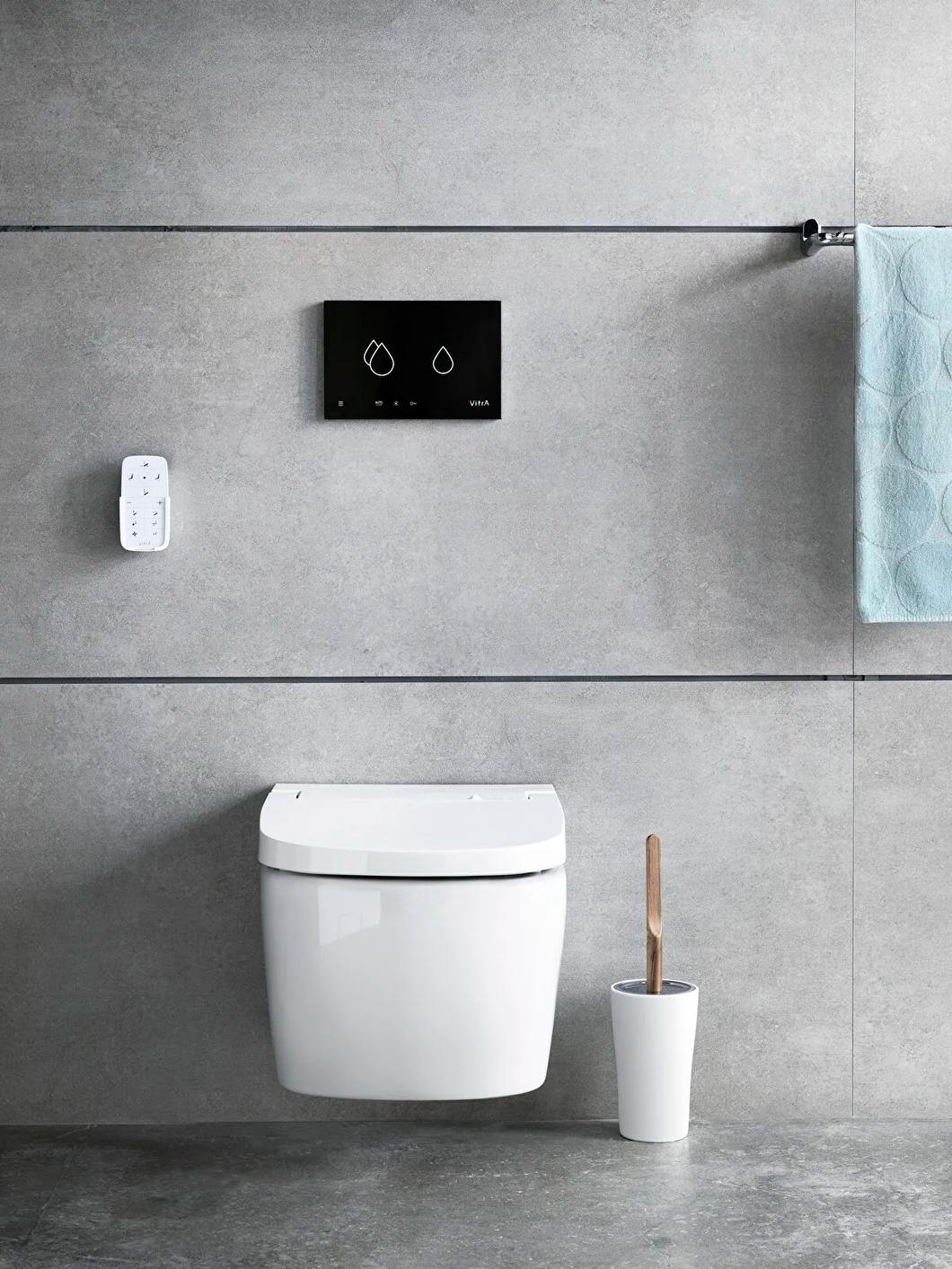 V-Care Prime Rim-ex Wall-Hung WC Pan, 54 cm  Hidden Fixation, White