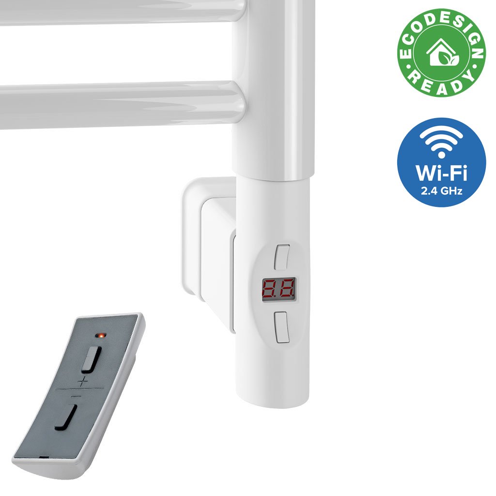 Type F Element Wi-Fi with Round Cap 900W - Gloss White