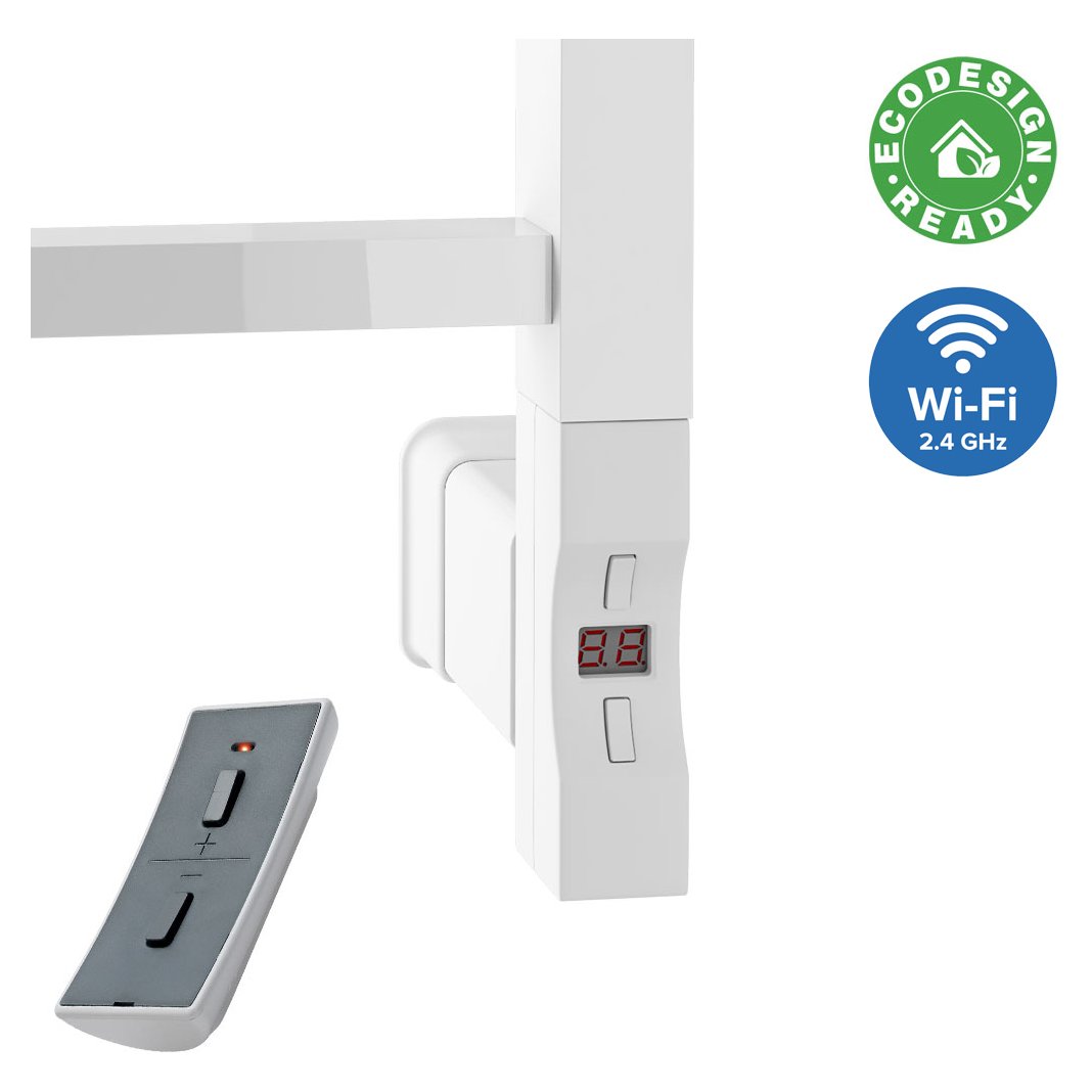 Type F Element Wi-Fi with Square Cap 900W - Gloss White