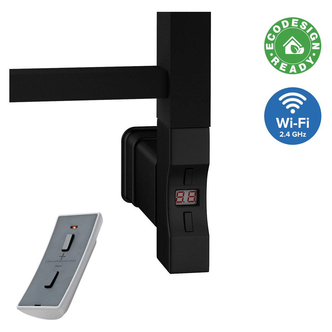 Type F Element Wi-Fi with Square Cap 900W - Matt Black