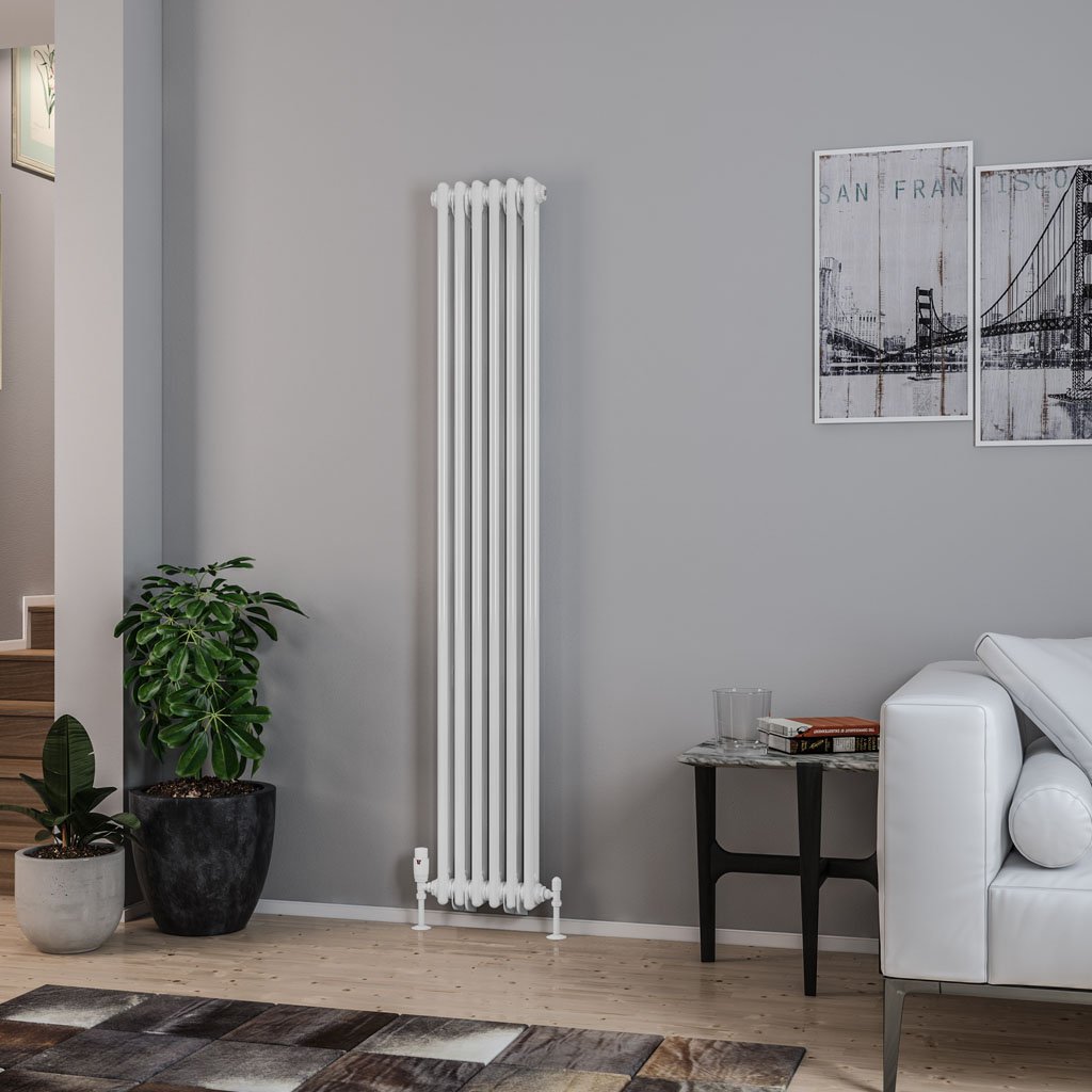Rivassa 2 Column Radiator 1800 x 293mm White