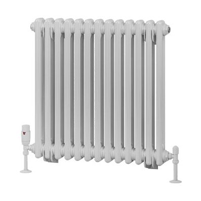 Rivassa 2 Column Radiator 600 x 608mm White