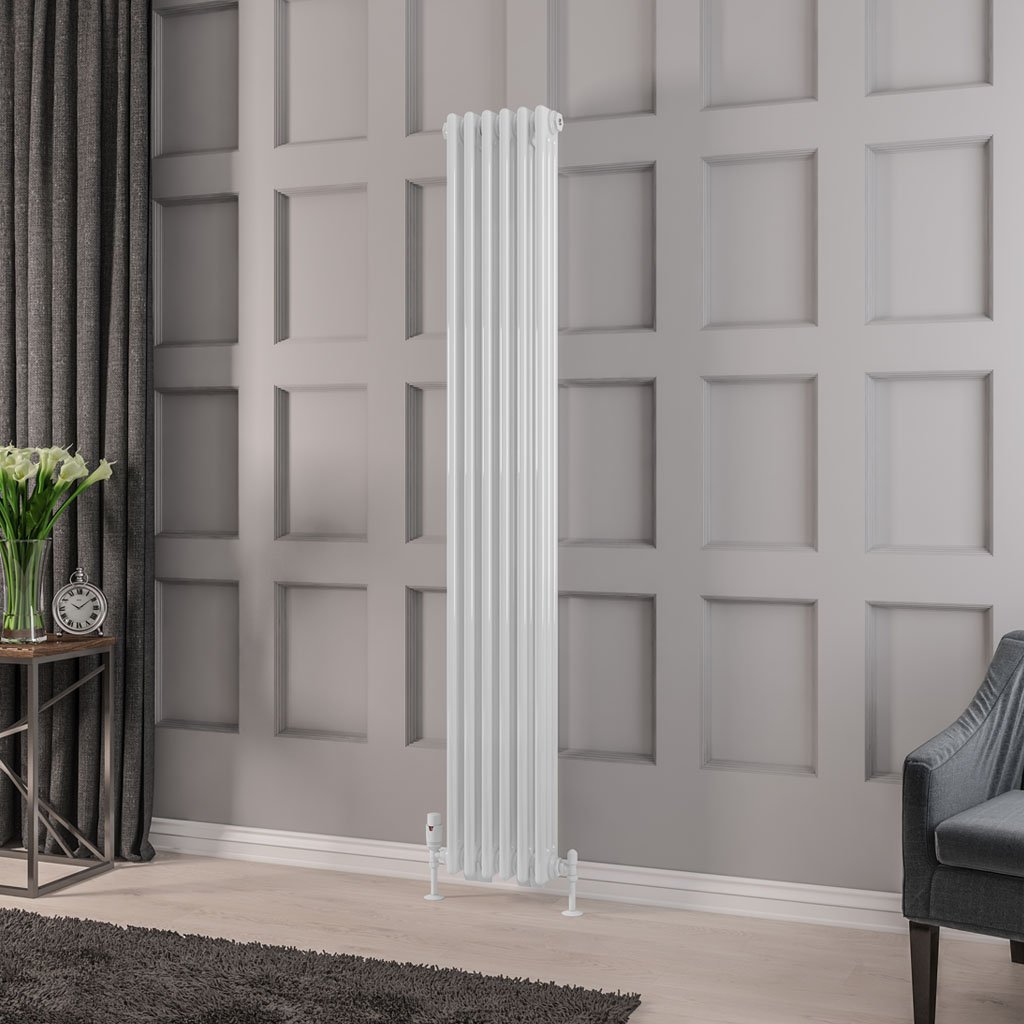 Rivassa 3 Column Radiator 1800 x 293mm White