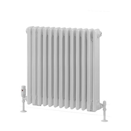 Rivassa 3 Column Radiator 600 x 608mm White