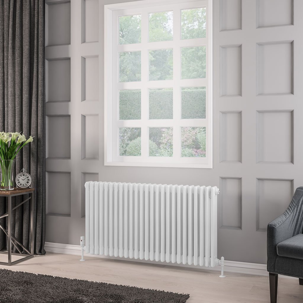 Rivassa 3 Column Radiator 600 x 1148mm White
