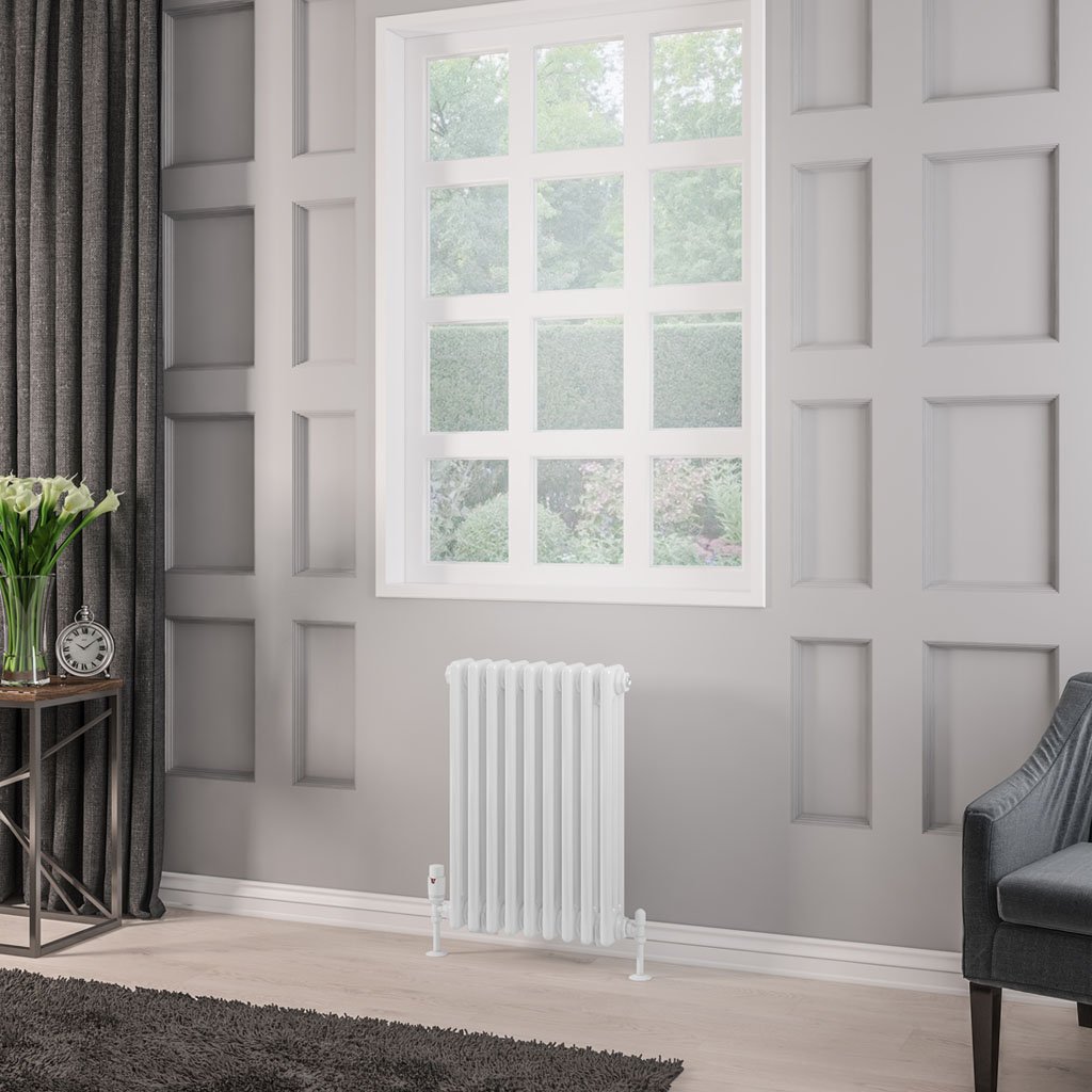 Rivassa 3 Column Radiator 600 x 428mm White