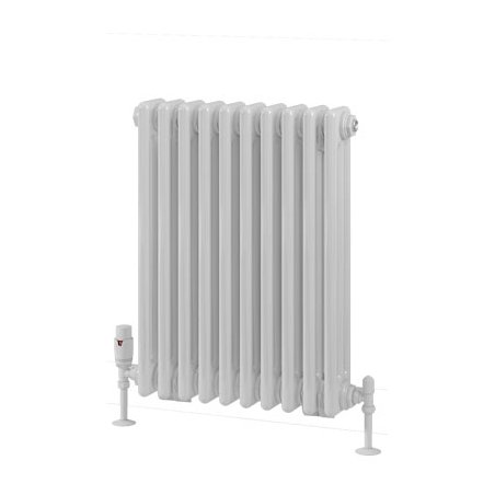 Rivassa 3 Column Radiator 600 x 473mm White