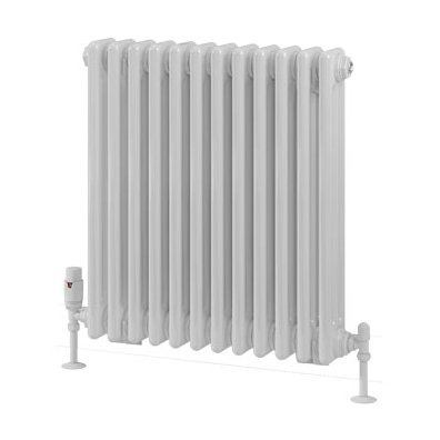 Rivassa 3 Column Radiator 600 x 563mm White